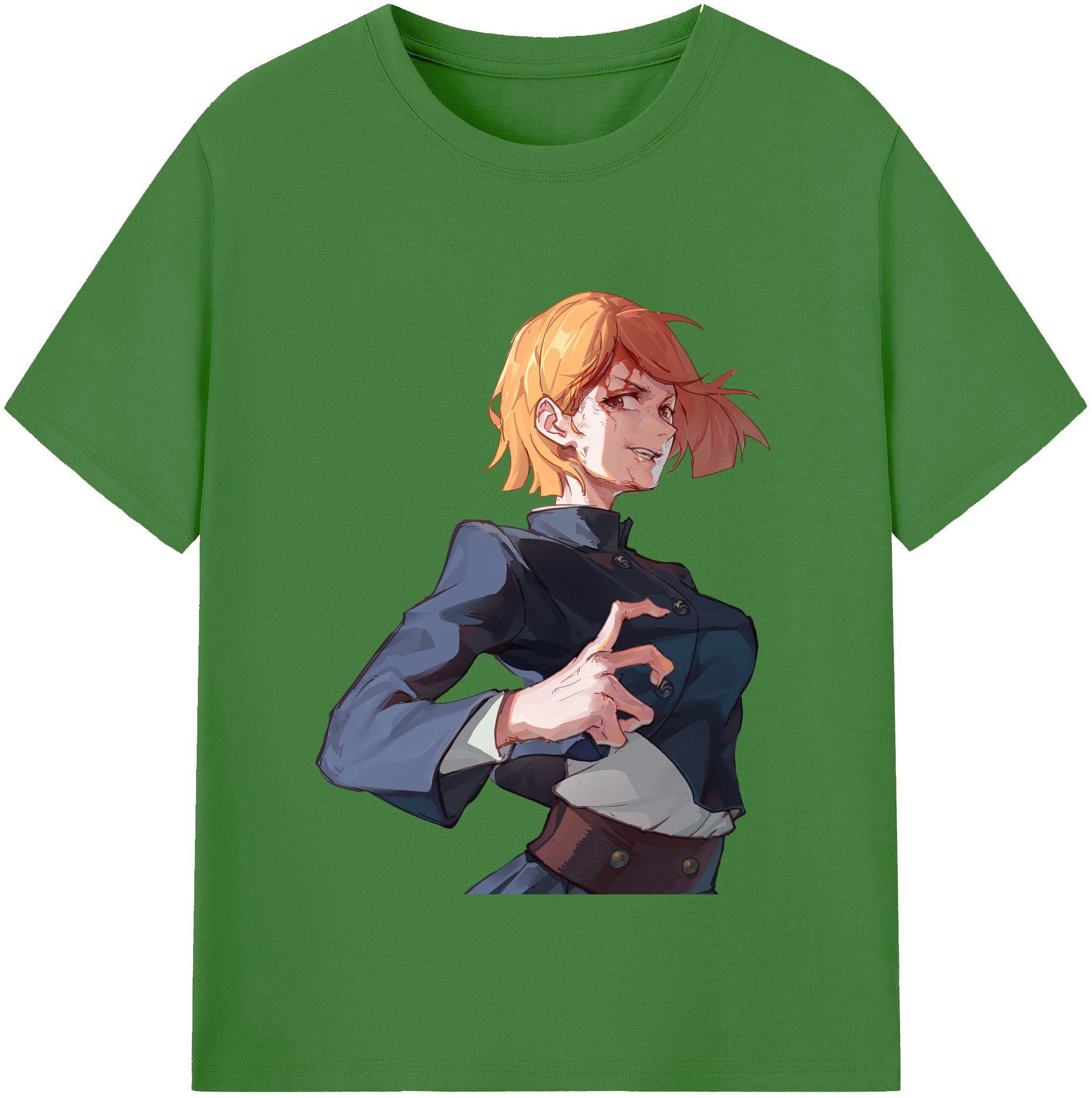 （画像用） 呪術廻戦 Jujutsu Kaisen レディースカジュアルプリントTシャツ（綿100％）
